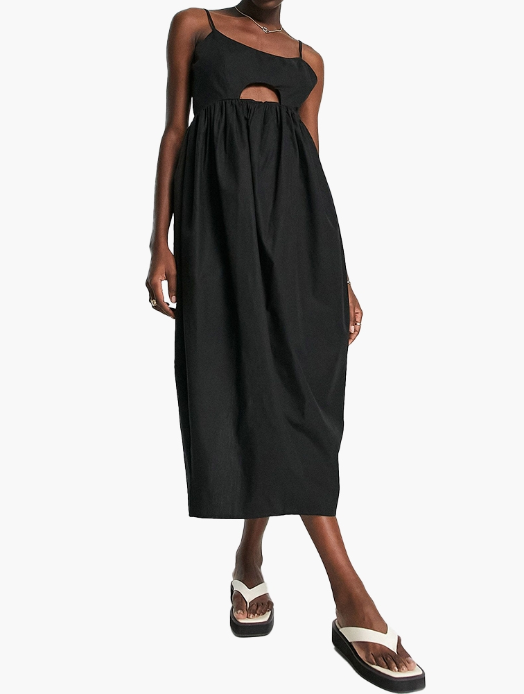 Topshop black deals cut out dress